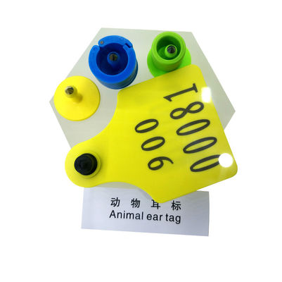 El animal electrónico del oído RFID de las etiquetas inteligentes de YRA01 RFID marca con etiqueta para la cría