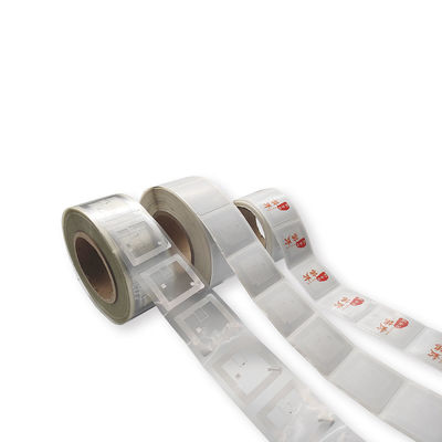 La etiqueta blanca RFID de la etiqueta engomada del RFID marca con etiqueta para el embutido de los libros ISO 15693 de la biblioteca