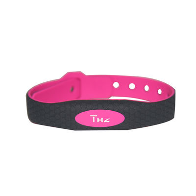 la etiqueta de la pulsera RFID del silicón 13.56Mhz para la salud aporrea la zona recreativa