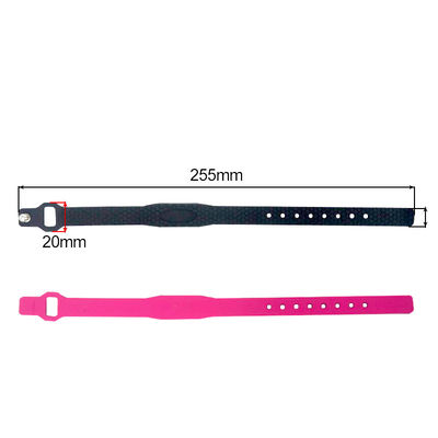 la etiqueta de la pulsera RFID del silicón 13.56Mhz para la salud aporrea la zona recreativa