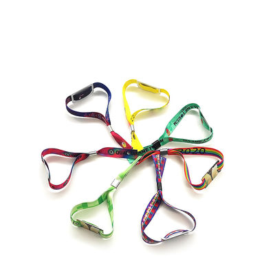 Tela tejida de las pulseras disponibles de Rfid de la cuerda del paño una función del uso del tiempo