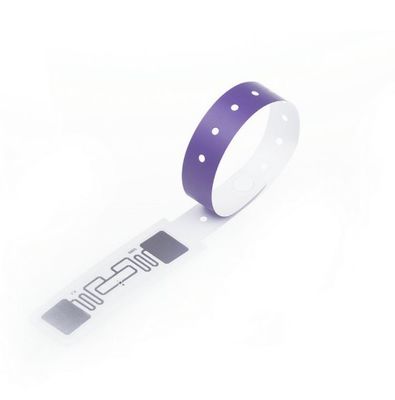 Pulsera de papel disponible a prueba de agua 210*35m m de Rfid 250*30m m