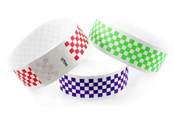 Pulsera de papel disponible a prueba de agua 210*35m m de Rfid 250*30m m