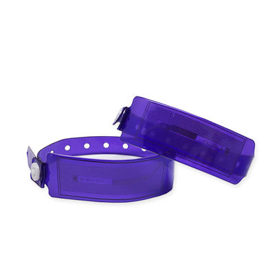 Etiqueta médica de la pulsera RFID del PVC para los pacientes con desordenes de la expresión del uno mismo