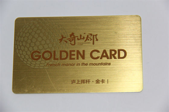 Holograma que dibuja la tarjeta de oro de la tarjeta TK4100 EM4100 Chips For High End VIP