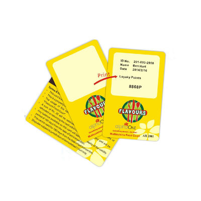 Tarjeta 58mm×89.6m m de ISO14443A Smart IC 100000 veces reescribibles