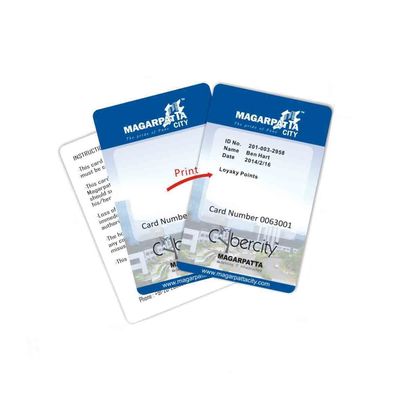 Tarjeta 58mm×89.6m m de ISO14443A Smart IC 100000 veces reescribibles