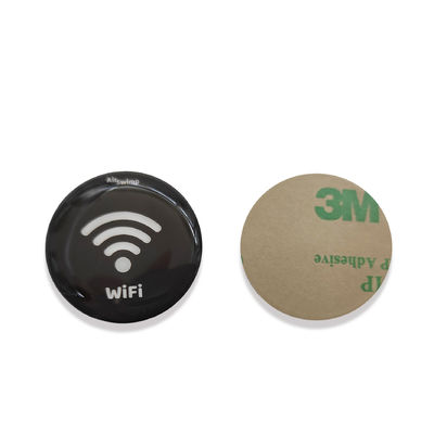Etiqueta de epoxy ISO14443A de la tarjeta 13.56MHZ Nfc del epóxido del diámetro 30m m