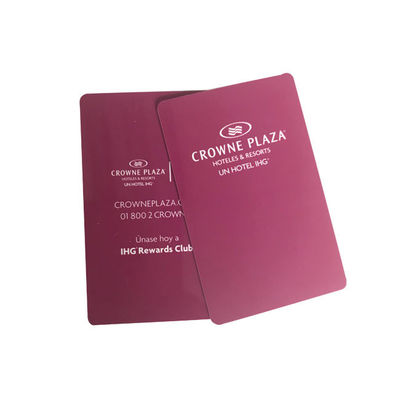 Tarjeta MI C ultraligera Chip Hotel Key Card del HF RFID del ISO 14443a
