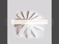 La etiqueta RFID lavable del lavadero de la prenda impermeable RFID de la frecuencia ultraelevada marca con etiqueta para la ropa