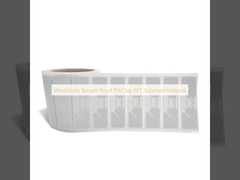 Material inalterable del substrato del ANIMAL DOMÉSTICO de la etiqueta de Rfid del parabrisas