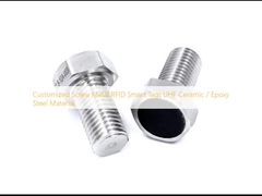 Material de acero de cerámica/de epoxy del tornillo del metal RFID de la frecuencia ultraelevada modificada para requisitos particulares de las etiquetas inteligentes