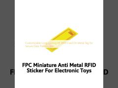 Tarjeta RFID HF personalizable y duradera en etiqueta metálica para transmisión segura de datos