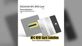 Tarjeta NFC RFID ISO14443A Chip de banda magnética 216