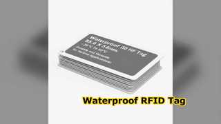 Etiqueta RFID resistente al agua 85x54 mm 10 cm de lectura
